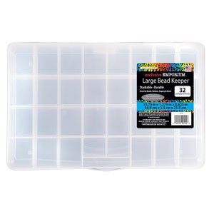 2176 – 32 Compartment Large Bead Keeper Box